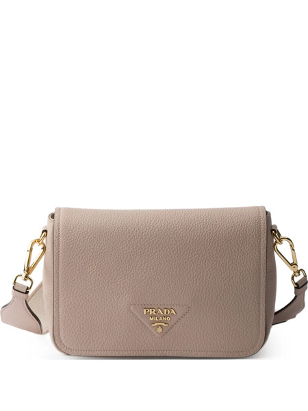  Prada Leather Shoulder Bag - Neutrals 