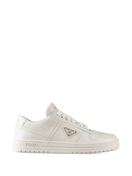  Prada Leather Sneakers - Neutrals 