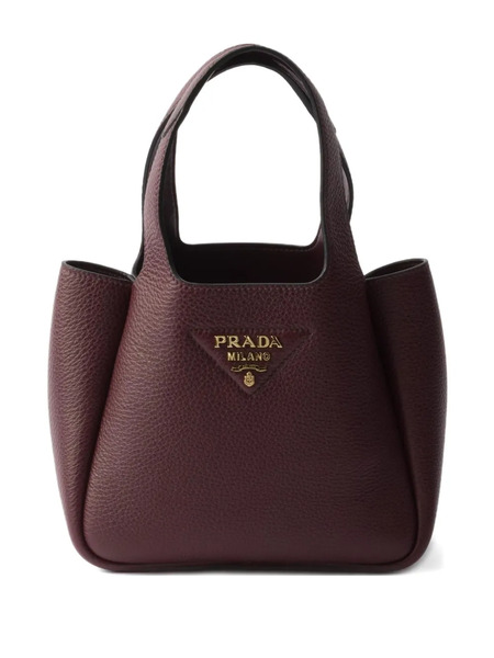  Prada Leather Top-handle Mini Bag - Red 