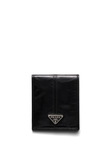  Prada Leather Wallet - Black 