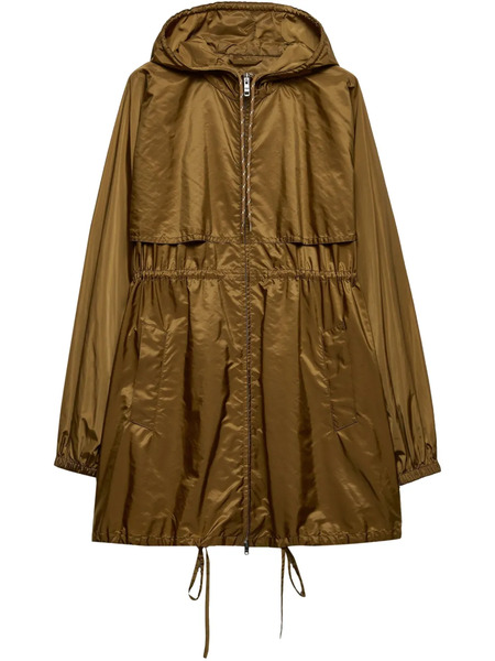  Prada Lightweight Re-nylon Raincoat - Brown 