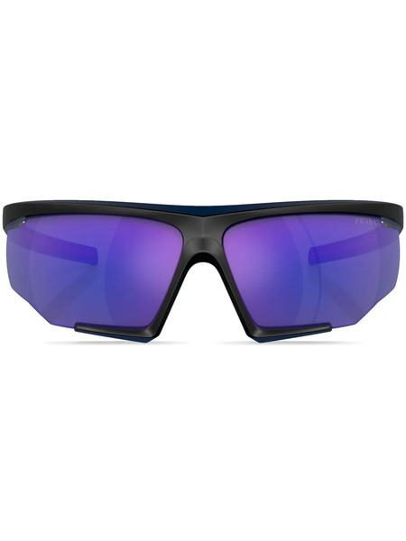  Prada Linea Rossa Oversize-frame Sunglasses - Black 