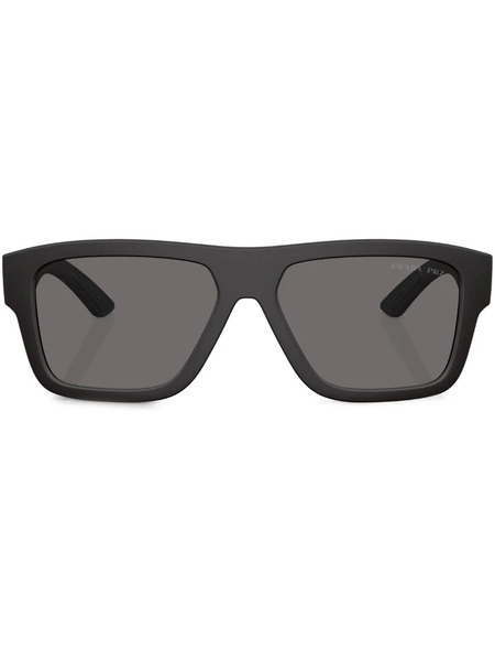  Prada Linea Rossa Printed Square-frame Sunglasses - Black 