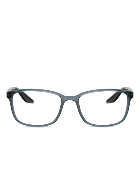  Prada Linea Rossa Rectangle-frame Glasses - Blue 