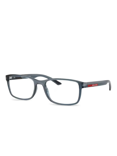  Prada Linea Rossa Rectangle-frame Glasses - Grey 