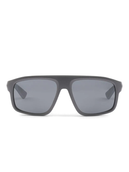 Prada Linea Rossa Rectangle-frame Sunglasses - Grey 