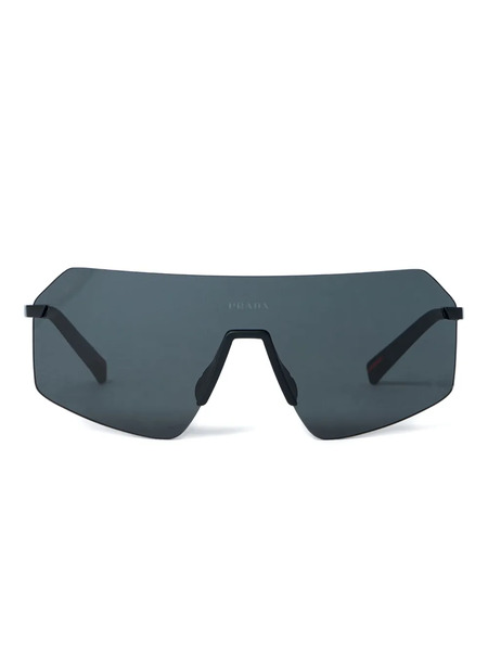  Prada Linea Rossa Shield Integrated Nose Pads Sunglasses - Grey 