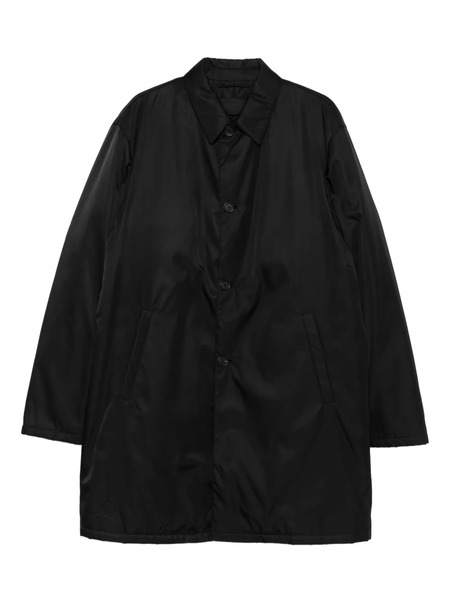  Prada Linea Rossa Single-breasted Coat - Black 