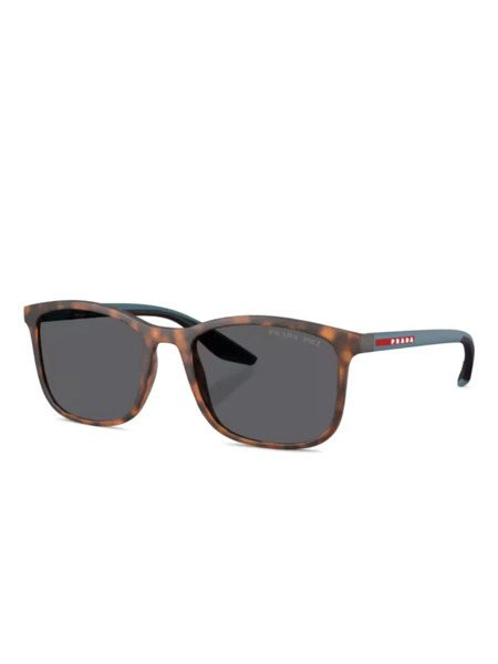  Prada Linea Rossa Tortoiseshell Square Sunglasses - Brown 
