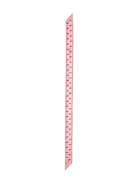  Prada Lips-print Logo Scarf - Pink 