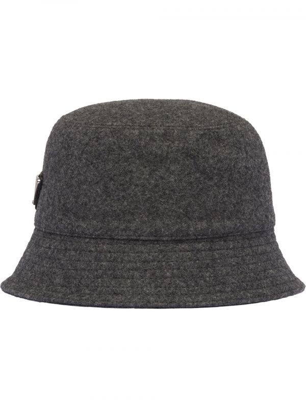  Prada Loden Rain Hat - Grey 