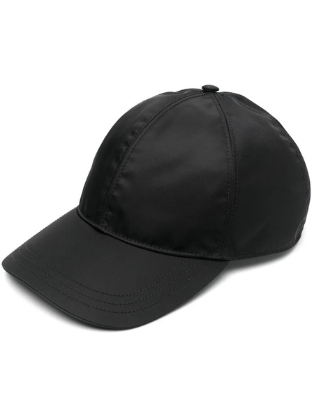  Prada Logo-plaque Baseball Cap - Black 