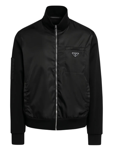 Prada Logo-plaque Sweatshirt - Black 