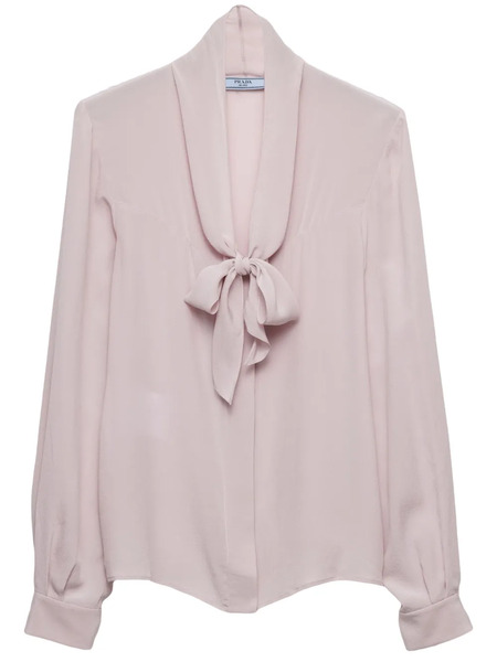  Prada Marocain Blouse - Purple 