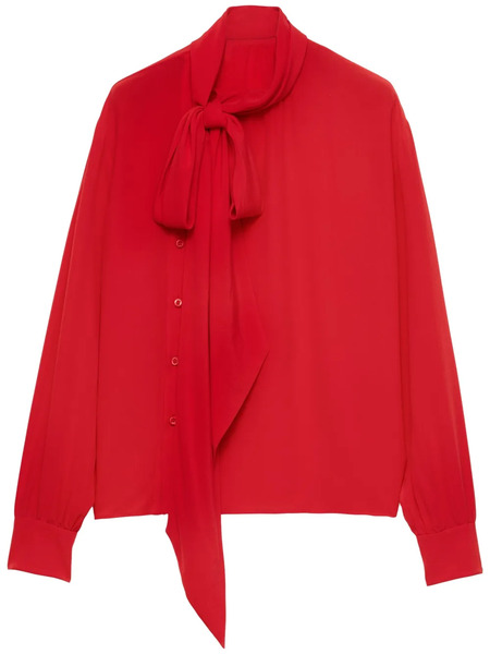  Prada Marocain Shirt - Red 
