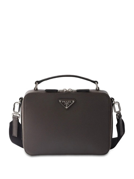  Prada Medium Brique Tote Bag - Grey 
