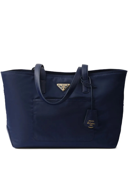  Prada Medium Re-edition 1978 Tote Bag - Blue 