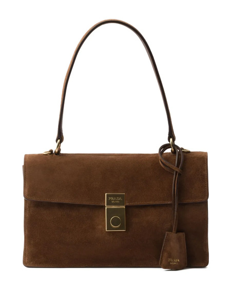  Prada Medium Soft Sound Shoulder Bag - Brown 