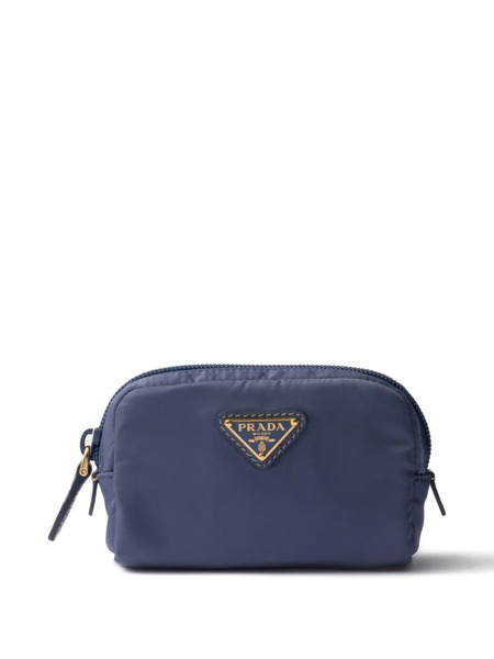  Prada Micro Re-nylon Make Up Bag - Blue 