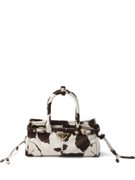  Prada Mini Bonnie Leather Mini Bag - White 