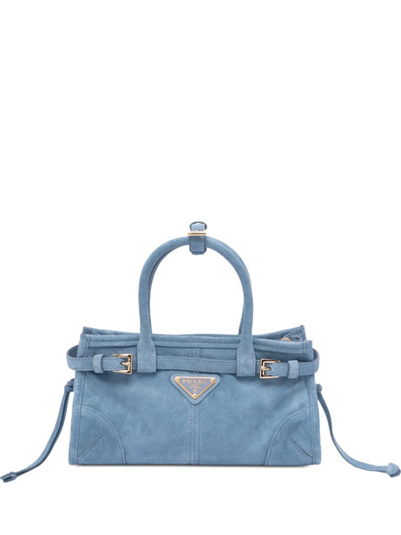  Prada Mini Bonnie Tote Bag - Blue 
