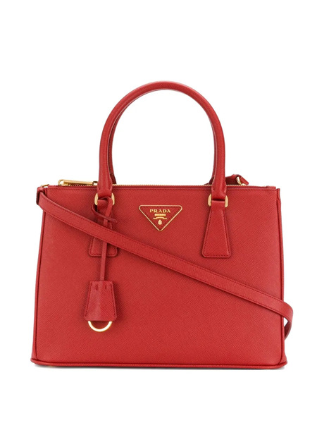  Prada Mini Galleria Tote Bag - Red 