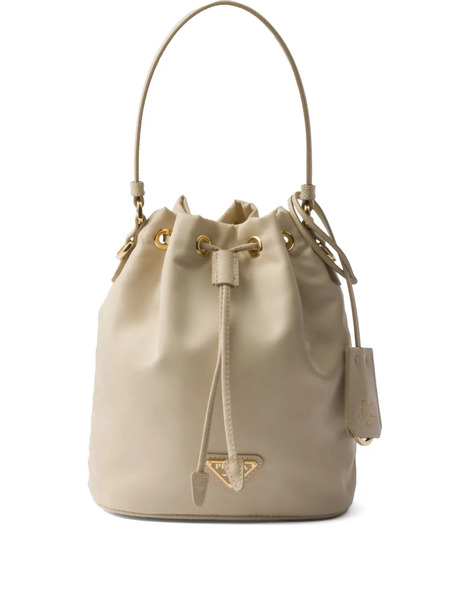  Prada Mini Re-edition 1978 Bucket Bag - Neutrals 