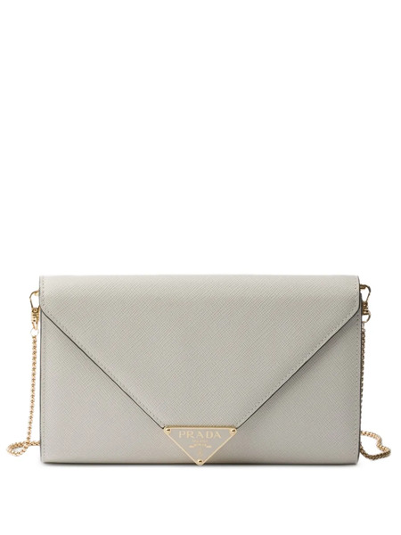  Prada Mini Saffiano Leather Bag - Grey 