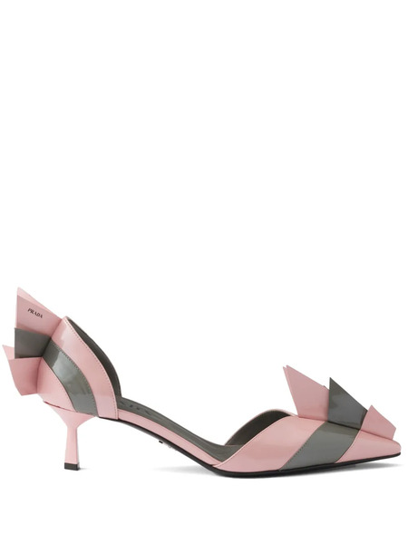  Prada 55mm Leather Pumps - Pink 