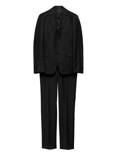  Prada Notch-lapel Two-button Suit - Black 