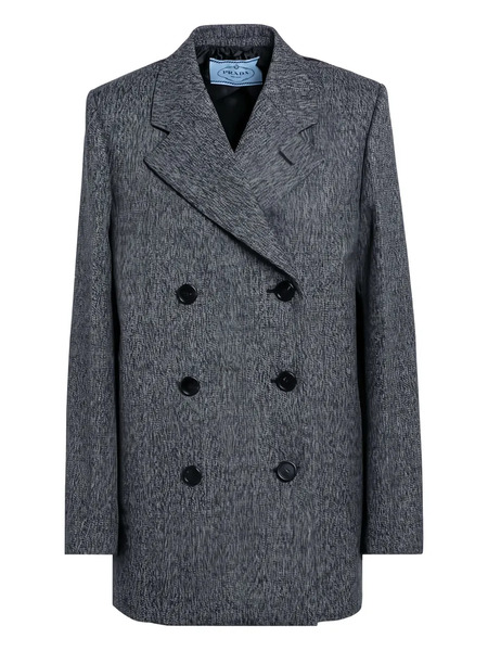  Prada Panelled Blazer - Grey 