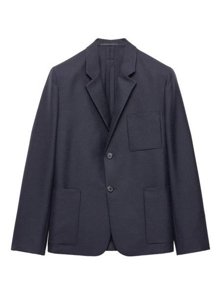  Prada Patch-pocket Two-button Blazer - Blue 