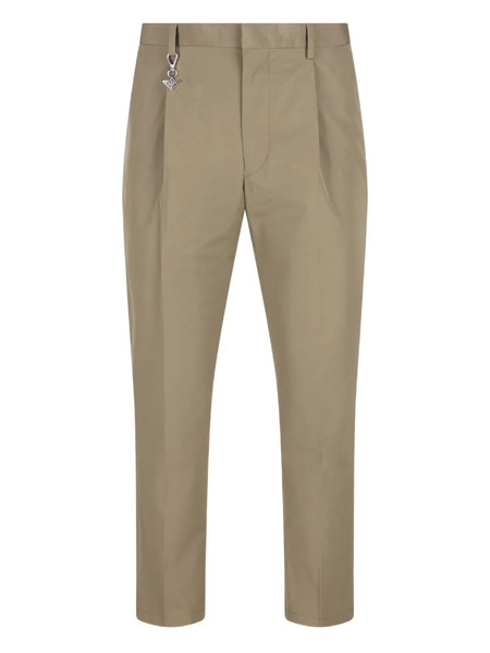  Prada Pleated Charm Trousers - Neutrals 