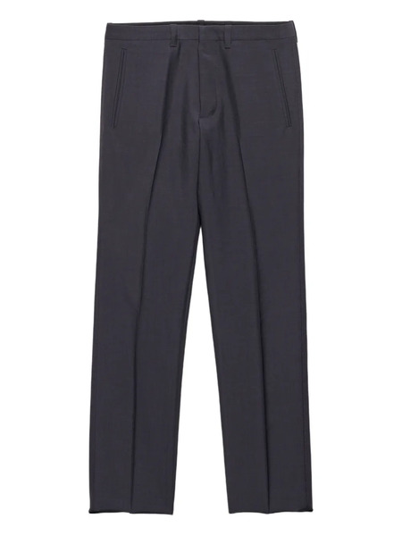  Prada Pleated Wool Trousers - Grey 