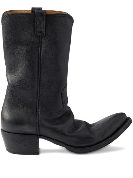  Prada Pointed-toe Boots - Black 