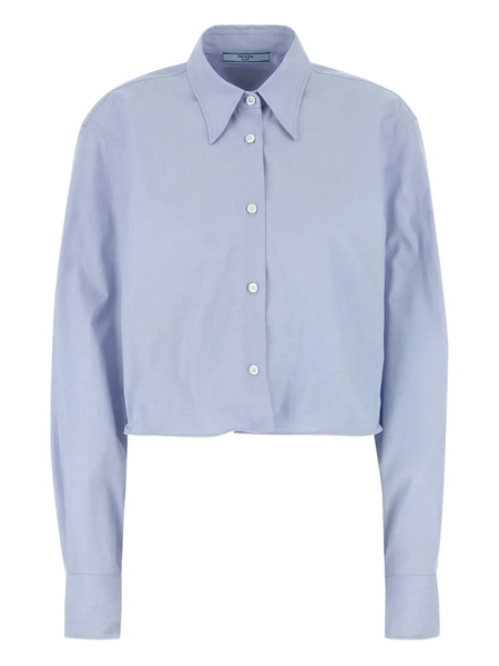  Prada Poplin Shirt - Blue 