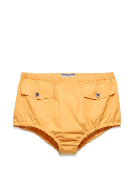  Prada Poplin Shorts - Yellow 