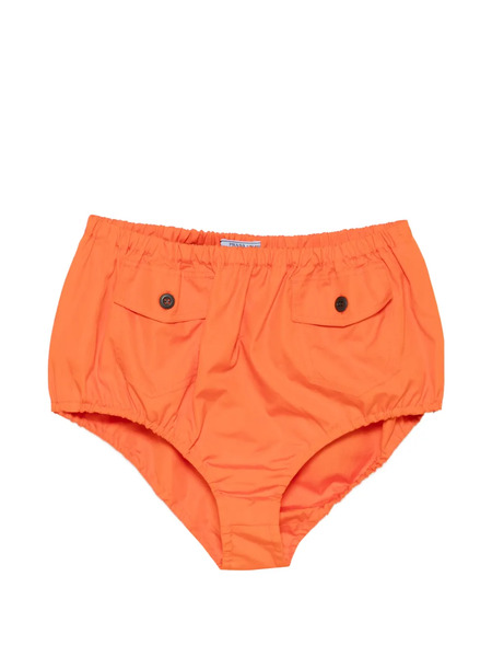  Prada Popline Pocket Shorts - Orange 