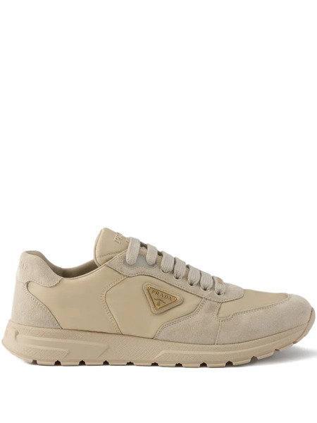  Prada Prax 2.0 Re-nylon Suede Sneakers - Neutrals 