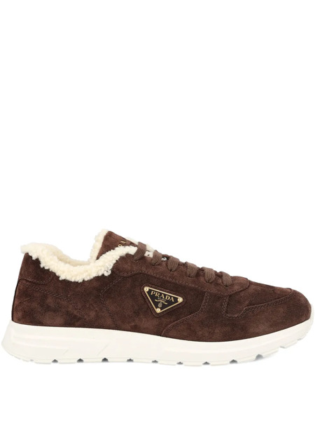  Prada Prax Suede Sneakers - Brown 
