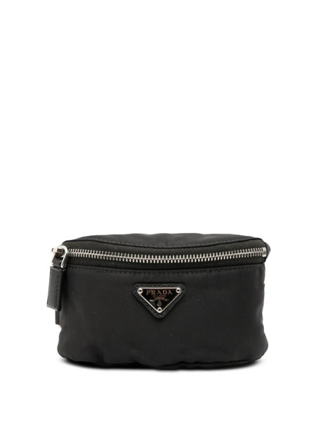  Prada Pre-owned 2000-2013 Mini Re-nylon Travel Arm Pouch - Black 