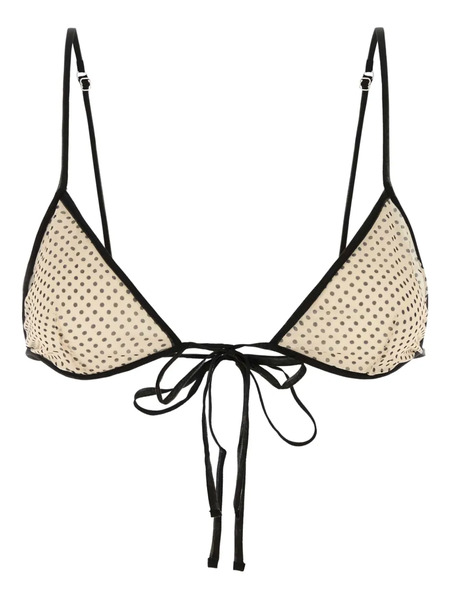  Prada Printed Chiffon Bra - Neutrals 