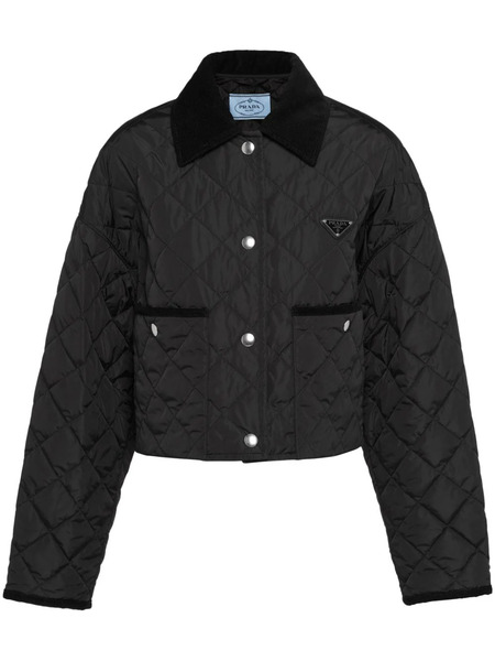  Prada Quilted Re-nylon Jacket - Black 