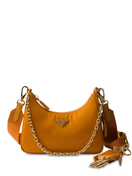  Prada Re-edition 2005 Re-nylon Shoulder Bag - Orange 