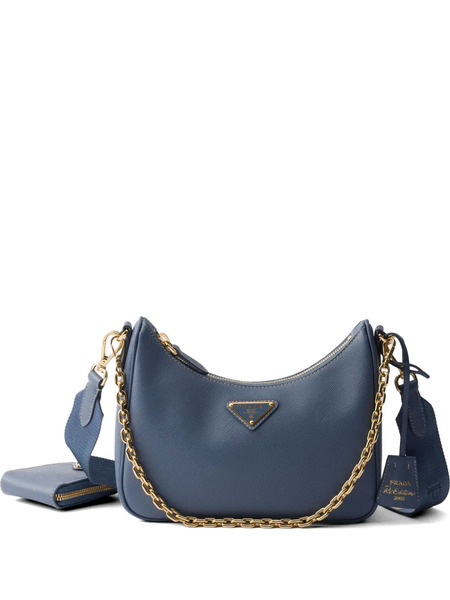  Prada Re-edition 2005 Saffiano Leather Bag - Blue 