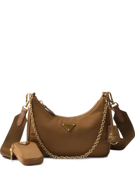  Prada Re-edition 2005 Shoulder Bag - Brown 
