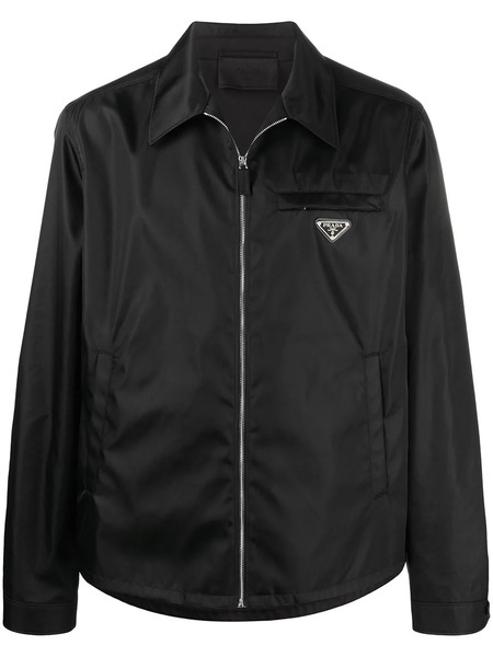  Prada Re-nylon Blouson Jacket - Black 
