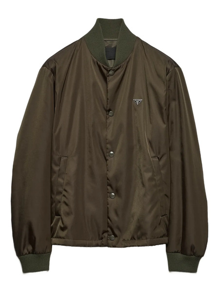  Prada Re-nylon Bomber Jacket - Green 