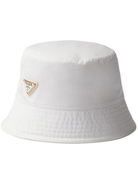  Prada Re-nylon Bucket Hat - White 