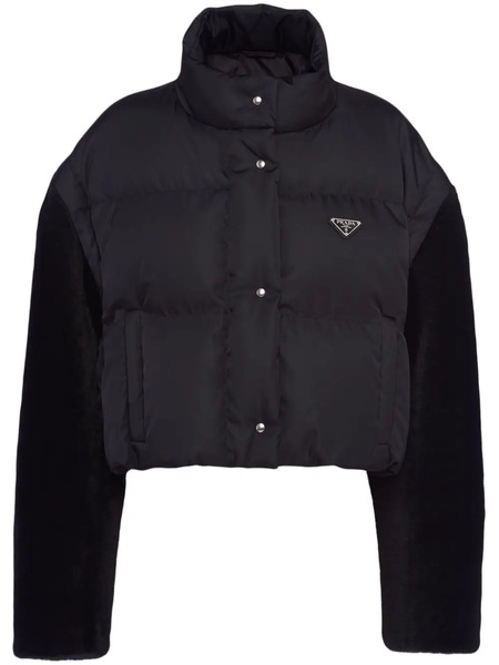  Prada Re-nylon Down Jacket - Black 
